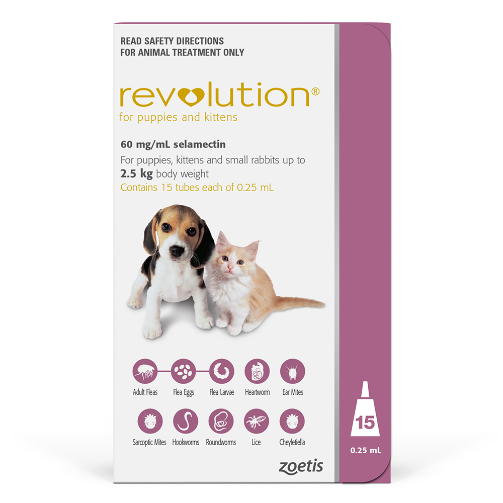 Revolution (Selamectin) For Kittens (Pink)