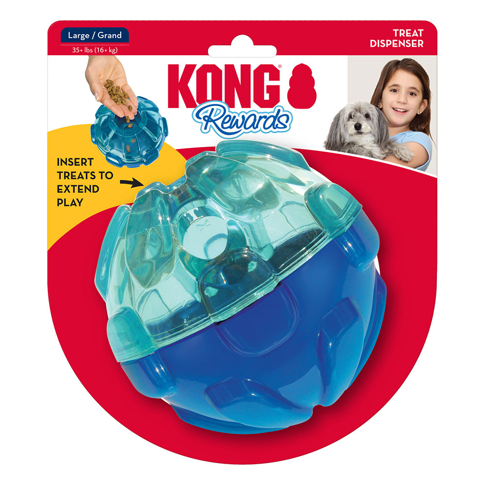 KONG Rewards Treat Dispenser Toy for Dogs Ball