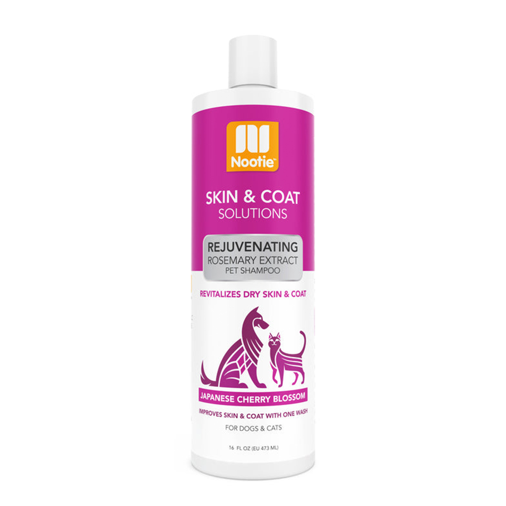 Nootie Skin & Coat Solutions Rejuvenating Japanese Cherry Blossom Shampoo for Dogs & Cats
