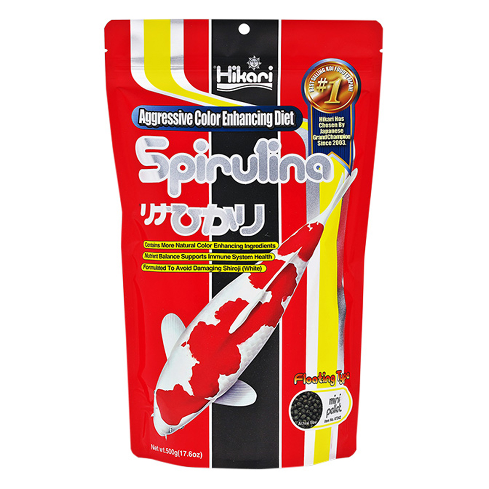 Hikari Spirulina Aggressive Color Enhancing Fish Food Mini