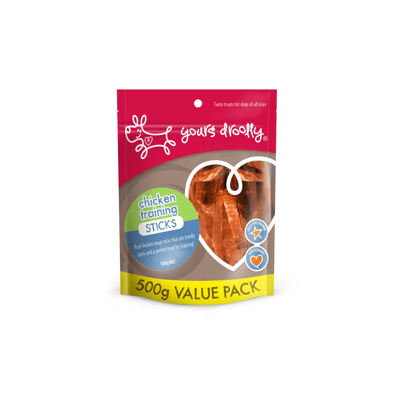 Yours Droolly Chicken Training Sticks Dog Treats