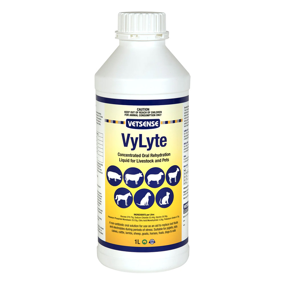Vetsense VyLyte Concentrated Oral Rehydration Liquid for Livestock and Pets