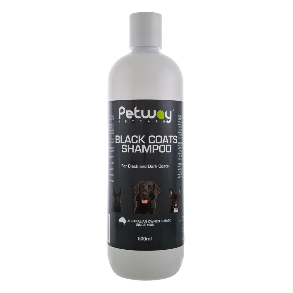 Petway Petcare Black Coats Shampoo For Black And Dark Coats For Dogs