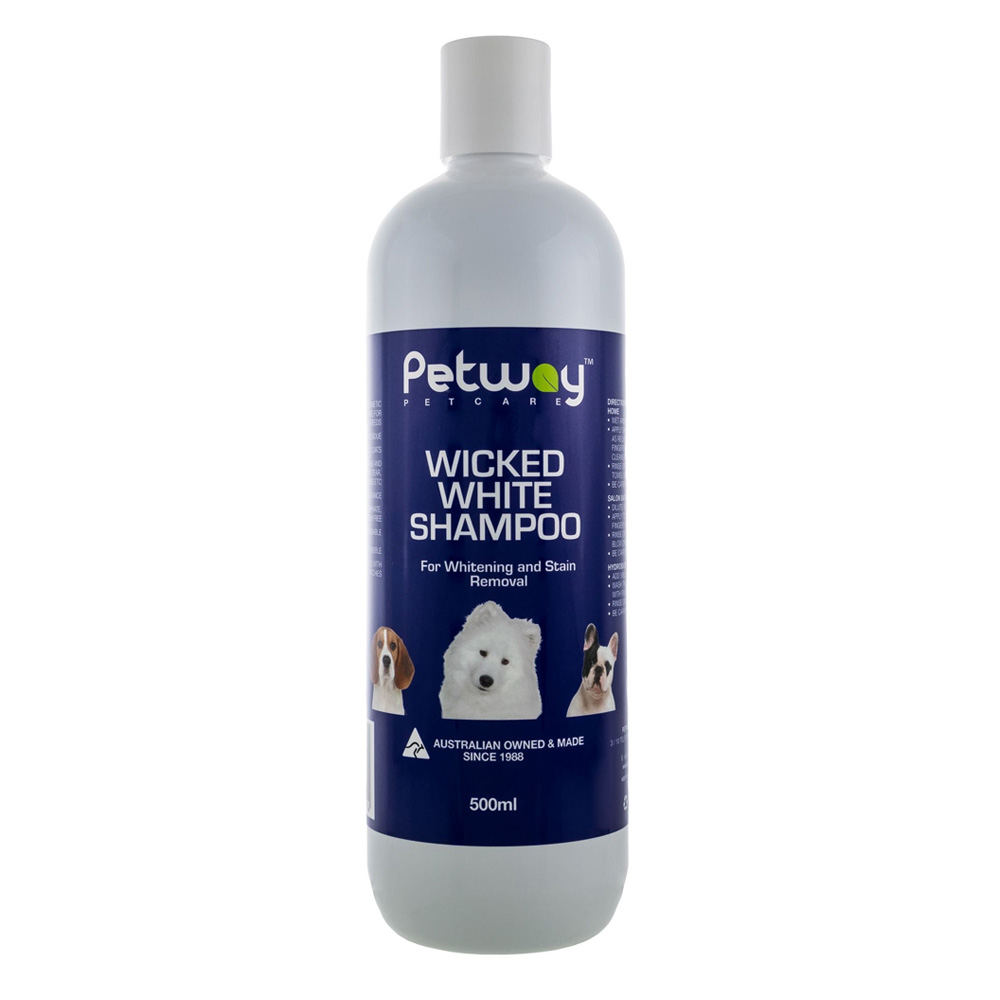 Petway Petcare Wicked White Shampoo For Whitening And Stain Removal For Dogs