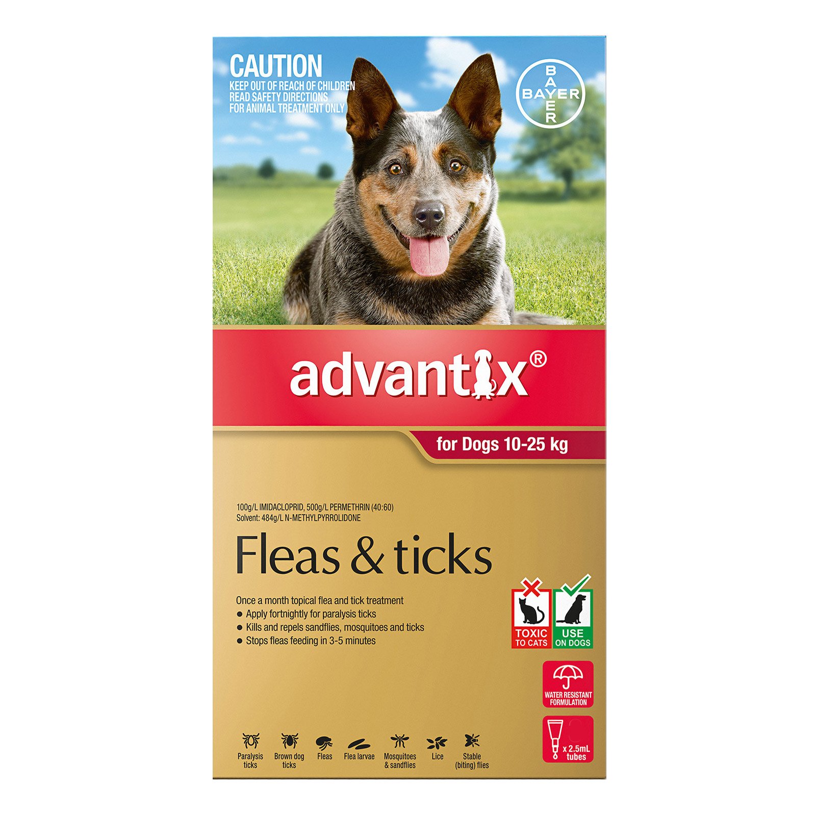 Advantix For Large Dogs 10 To 25Kg (Red)