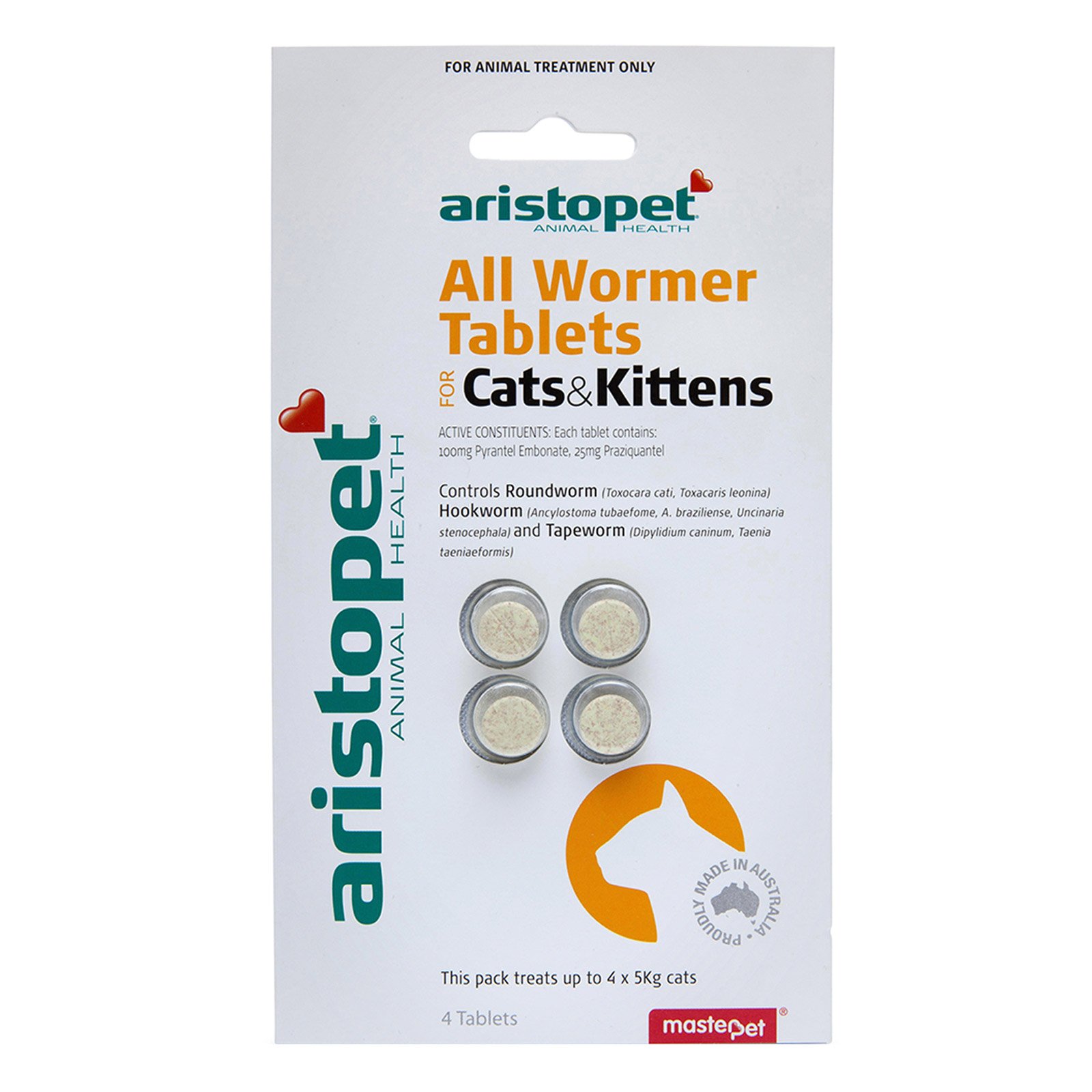 Aristopet All Wormer Tablets For Cats/Kittens