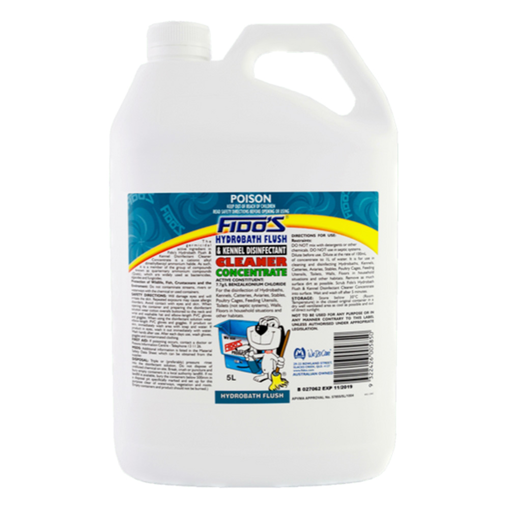 Fido's Hydrobath Flush & Kennel Disinfectant Cleaner