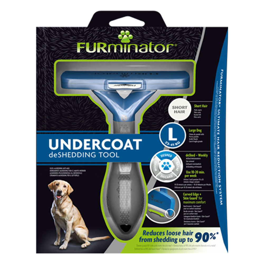 Furminator Undercoat Deshedding Tool for Short Hair Dogs Large