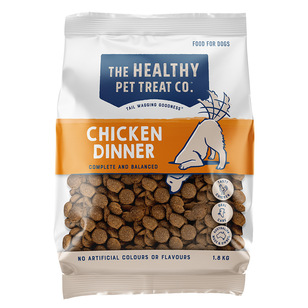 Healthy Pet Treat Co Chicken Dinner Kibble Dog Food
