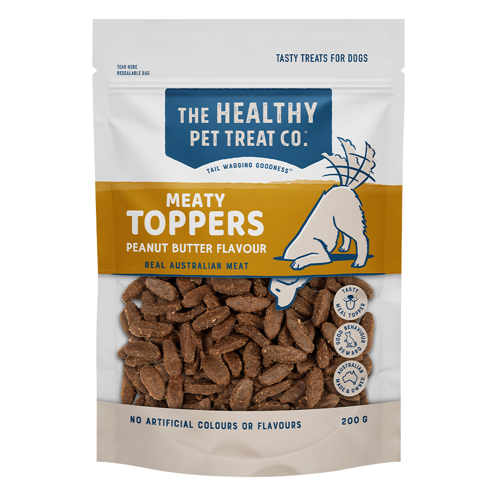 Healthy Pet Treat Co Meaty Toppers Peanut Butter for Dogs