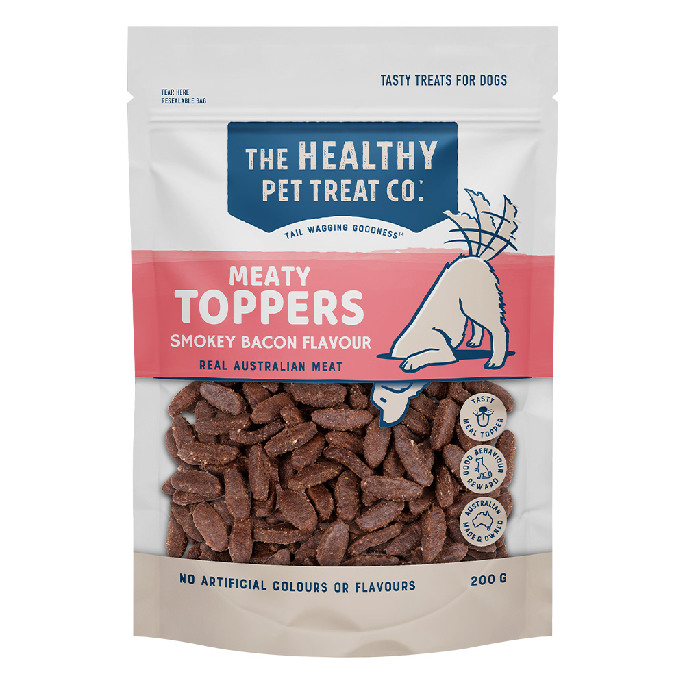 Healthy Pet Treat Co Meaty Toppers Smokey Bacon for Dogs