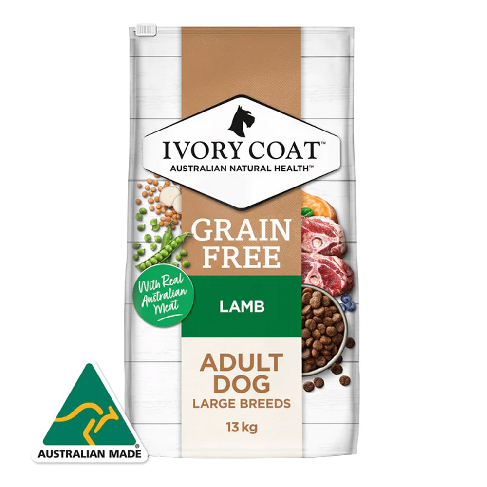Ivory Coat Grain Free Adult Large Breeds Lamb Dry Dog Food