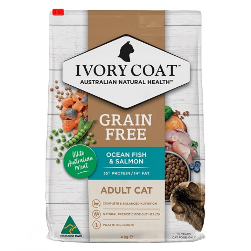 Ivory Coat Grain Free Adult Ocean Fish & Salmon Dry Cat Food