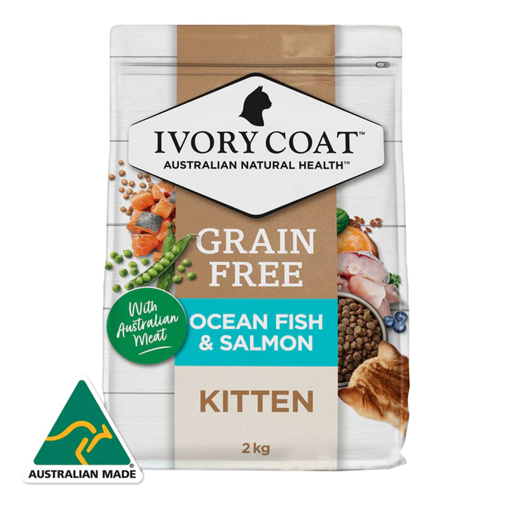 Ivory Coat Grain Free Kitten Ocean Fish & Salmon Dry Cat Food