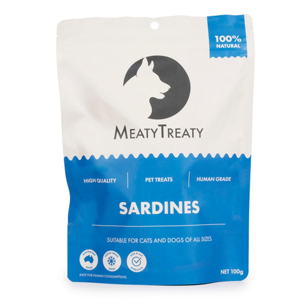 MeatyTreaty Sardines for Cats and Dogs