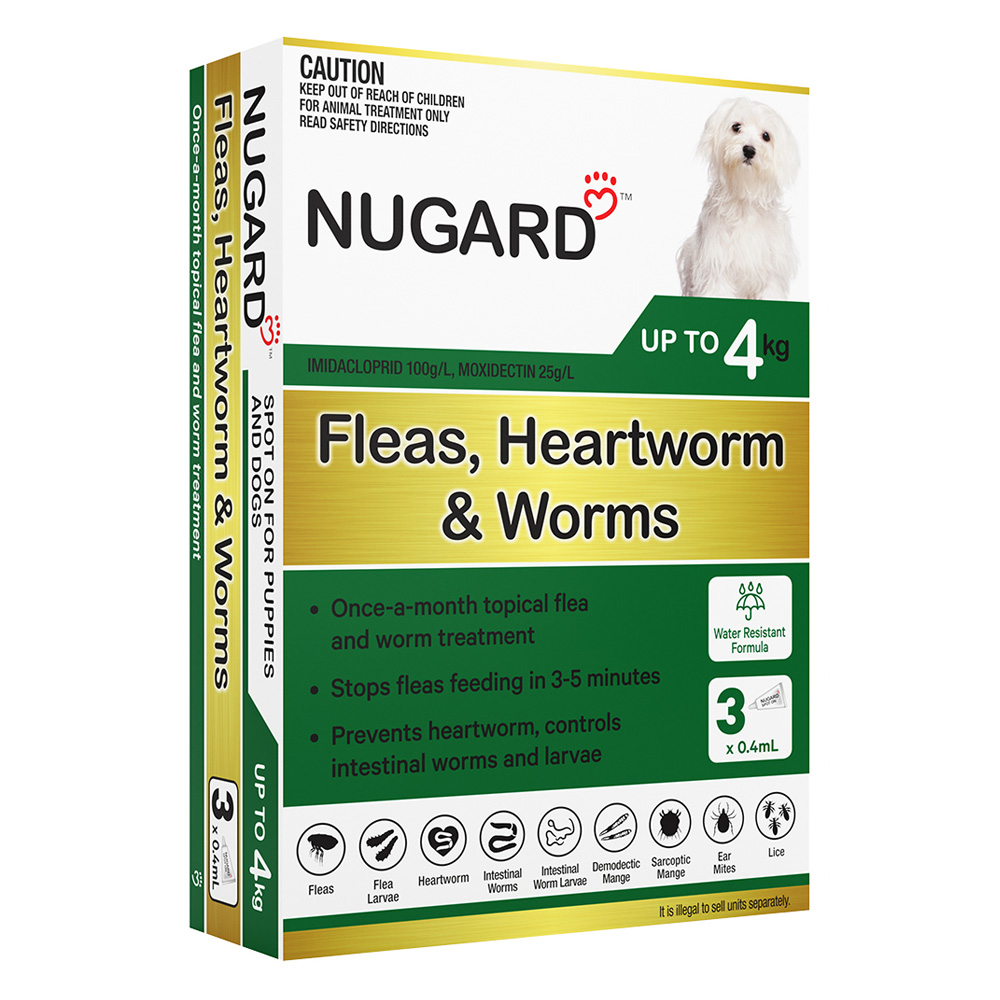 Nugard Spot on for Dogs Upto 4Kg (Green)