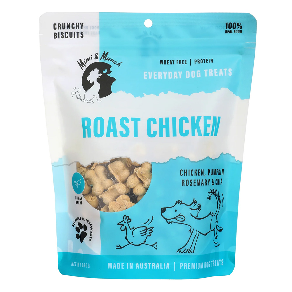 Mimi & Munch Roast Chicken Natural Dog Treats 180gm