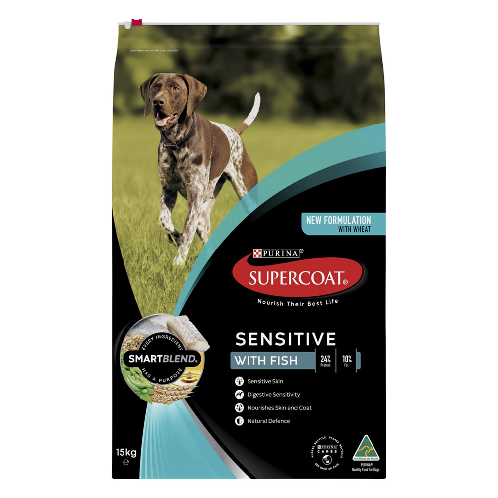 Supercoat SmartBlend With Fish Sensitive Adult Dry Dog Food