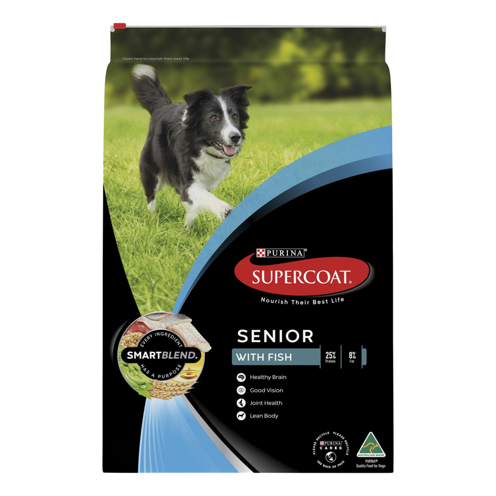 Supercoat SmartBlend With Fish Senior Dry Dog Food